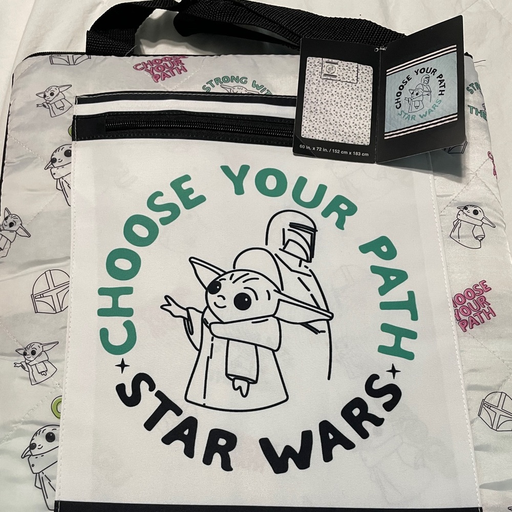 Disney - Star Wars - Reversible Picnic Blanket Tote